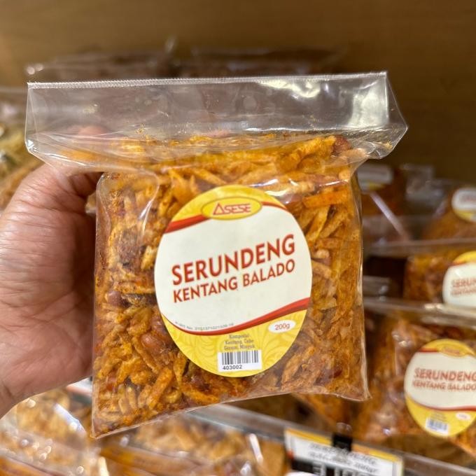 

Serundeng Kentang Asese/ Serundeng Kentang Ebi Enak Gurih Original