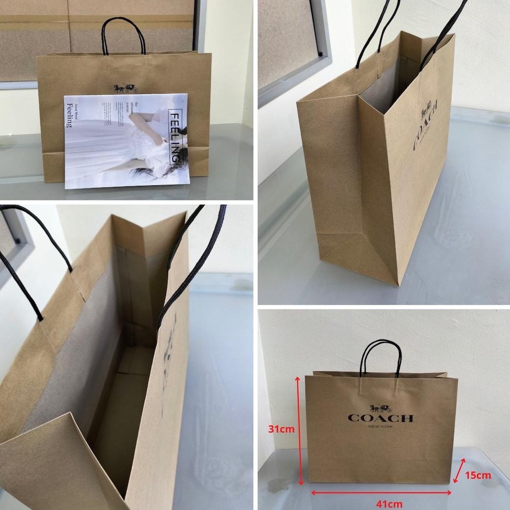 

TERMURAH Coach Paperbag Box Giftbag Accessories Bag (WRAP WITH CARE & Card Box) eq-77