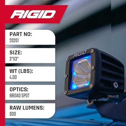 Rigid Industries Radiance Pod With Backlight Lampu Rigid Radiance
