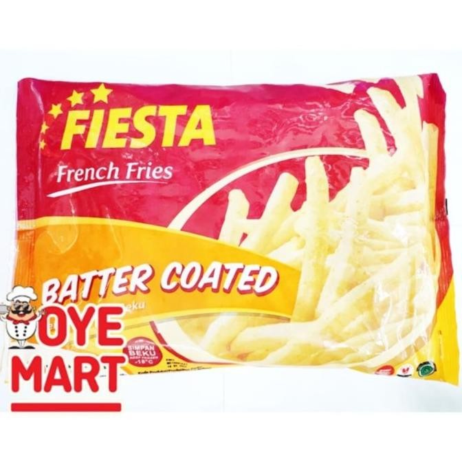 

Fiesta French Fries Batter Coated 500Gr / Kentang Batter Coated Original