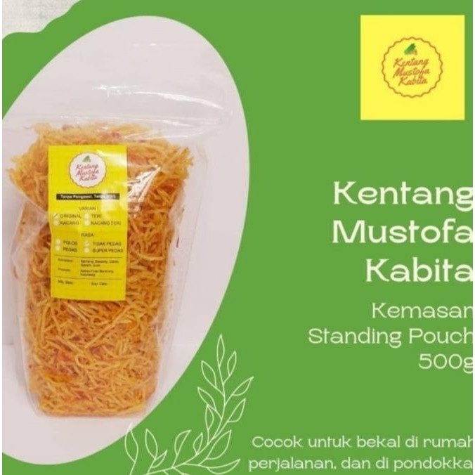 

Kentang Mustofa Kabita Teri Medan 500 Gram Makanan Jadi Original