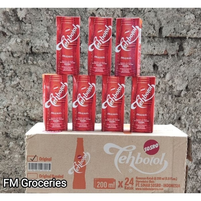 

TERLARIS TEH BOTOL SOSRO 200ML ISI 24 PCS MURAH!!! MURAH
