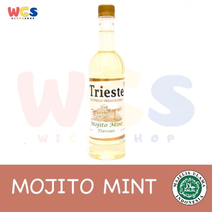 

TERLARIS TRIESTE SYRUP MOJITO MINT PREMIUM FLAVOR 650 ML - HALAL MUI MURAH!!! MURAH