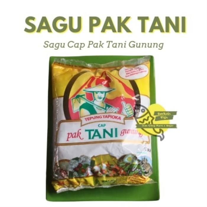 TERLARIS SAGU CAP PAK TANI (1 DUS) 500GRAM X 20 = 10KG MURAH MURAH
