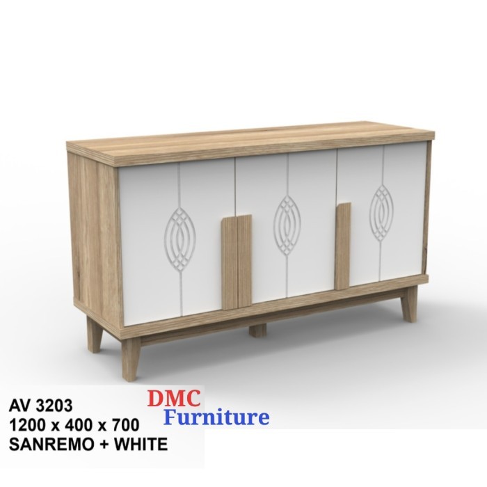 Rak Tv 120 Bufet Tv/ Meja Tv Credenzia 120 Cm