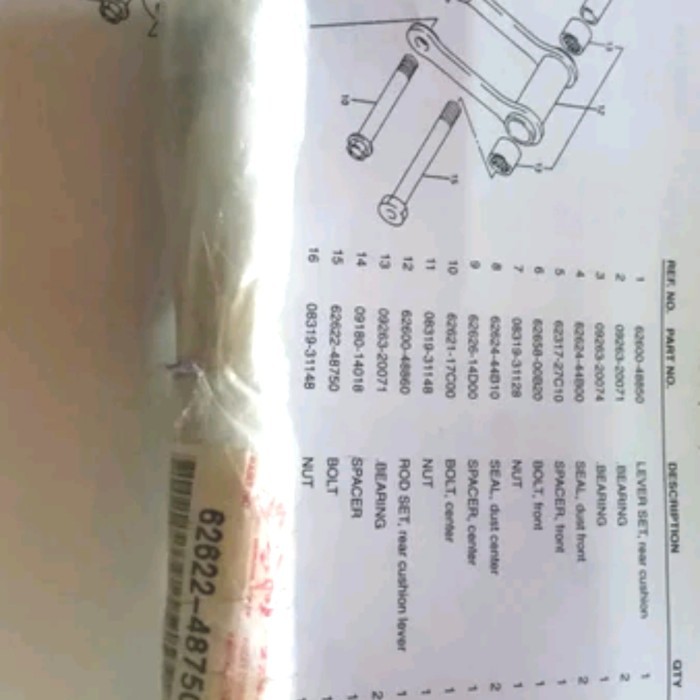 Baut Panjang Unitrack Suzuki Ts125 Original Baut Unitrack Panjang Unitrack Suzuki Ts125 Baut Unitrac
