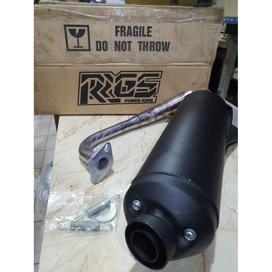 Knalpot Racing Xeon Suara Halus Merek Rrgs Barang Langka
