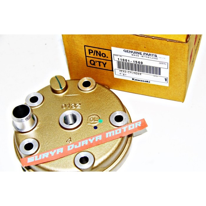 Blok Block Head Ninja R Rr S Ninja 2 Tak Gold 11001-1560 Ori Kawasaki Termurah Langka