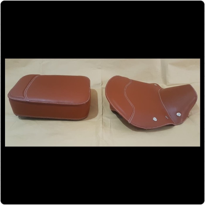 Cover Jok Depan + Jok Belakang Pisah / Double Vespa Aquila Termurah Langka