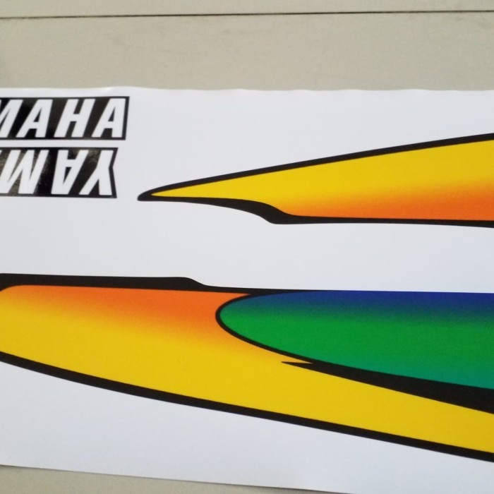 Striping Sticker Yamaha Sigma Hijau Copy Original Termurah Langka