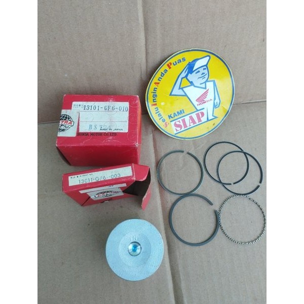 Piston Seher Set Ring Honda Win100 Win 100 Standar Oversize 0 Over Size Os 0 Std Sub Astrea Prima Gr