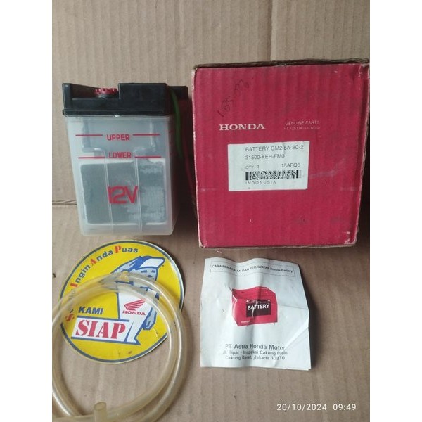 Aki Acu Accu Batere Honda Glmax Glpro Gl Max Gl Pro Series Cdi Neotech Gl100 Gl 100 Cdi Original Ori