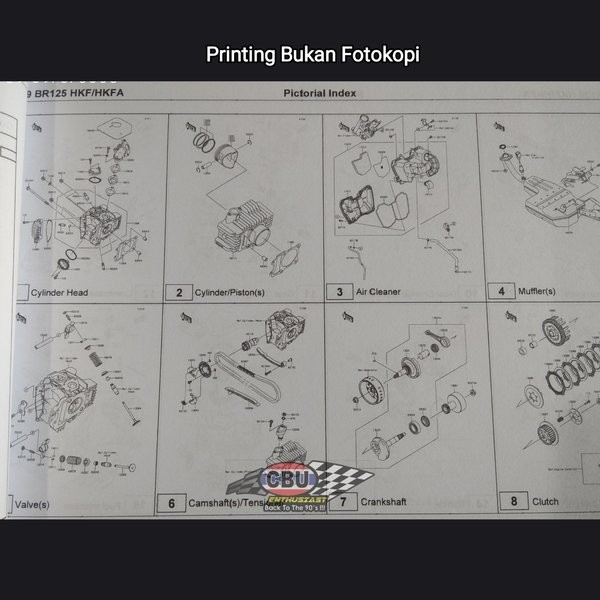 Part Katalog Z125 Pro Termurah Langka