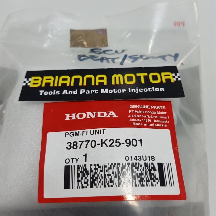 Ecu Honda Beat Fi Original Honda 38770 K25 901 Termurah Langka