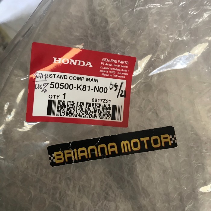 Standar Tengah Beat Fi Esp Beat Sporty Ori Honda 50500 K81 N00 Termurah Langka