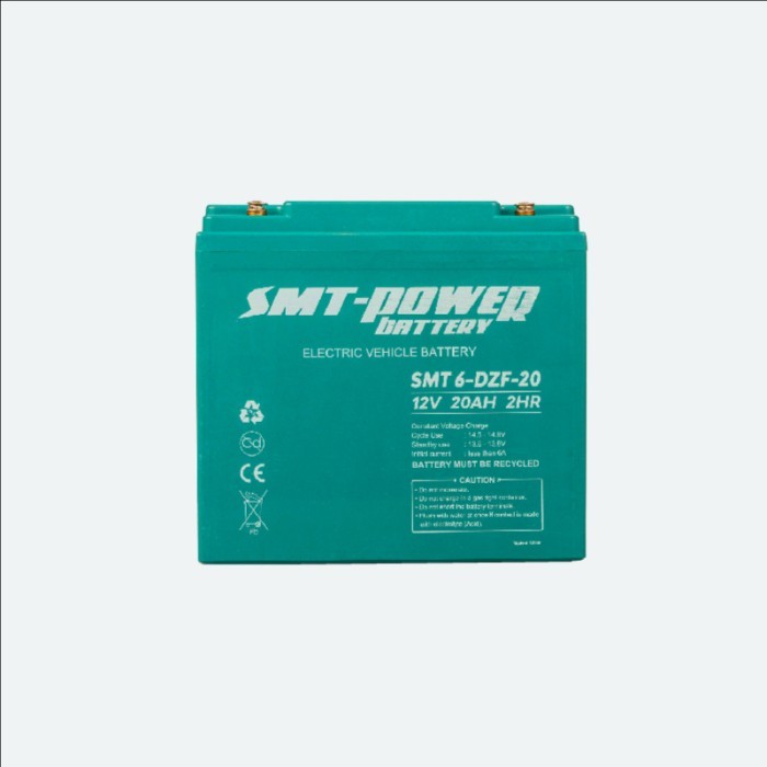 Baterai Sepeda Listrik Selis SMT 12 v 20 ah Aki Battery Gojek Grab Unit Baru / Segel - Garansi Resmi