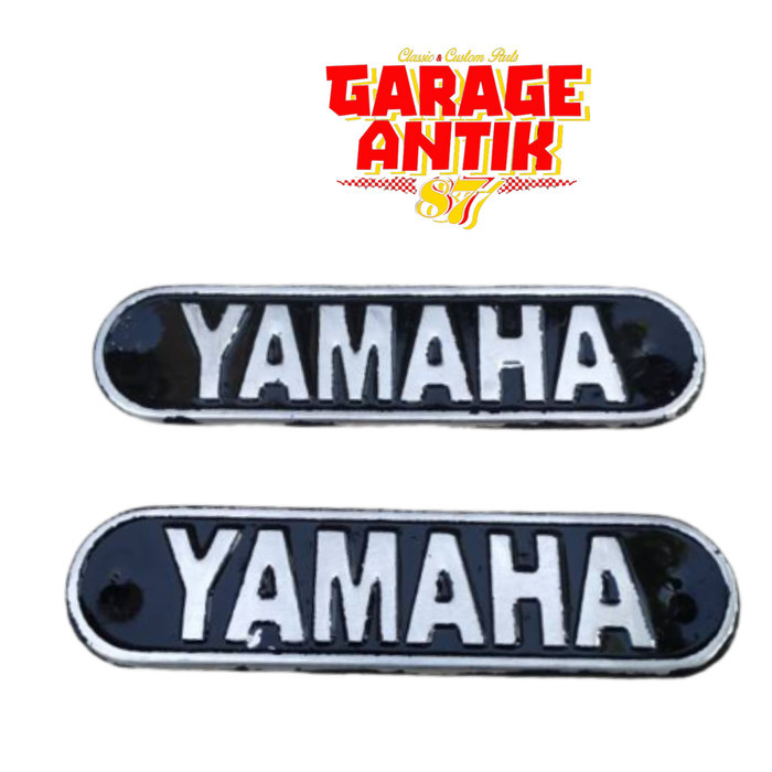 Embelem Emblem Logo Set Tangki Tutup Aki Yamaha L2G L2S L2 Eltuji Termurah Langka