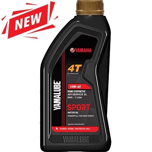 Terlaris Oli Motor Sport Yamalube Sport 1Liter Sae 10W-40 Baru