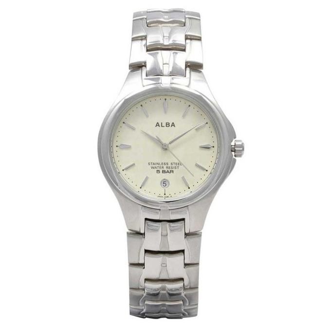Promo Jam Tangan Pria Alba Quartz Stainless Steel Ag8095 Original