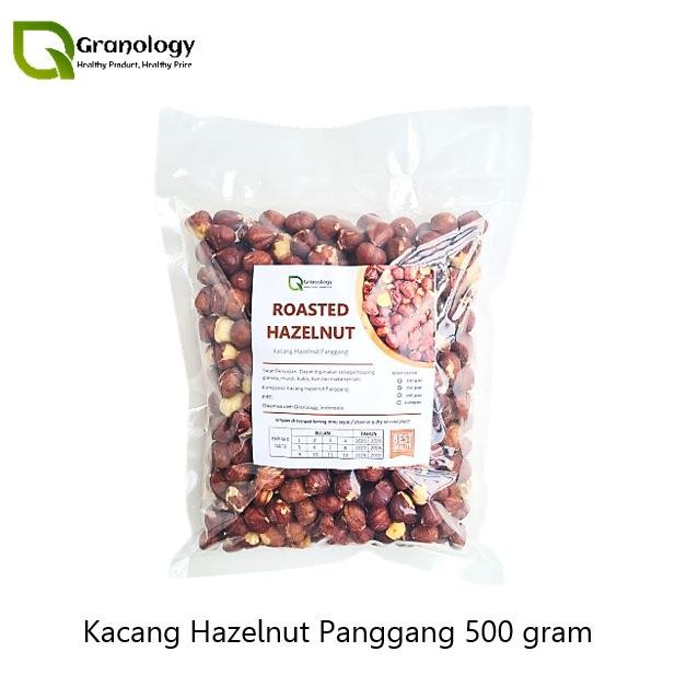 

READY STOCK KACANG HAZELNUT OVEN / ROASTED HAZELNUT (500 GRAM) BY GRANOLOGY !!!!!