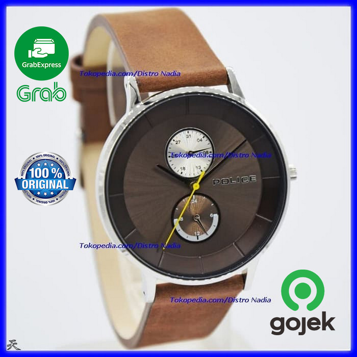 Jam Tangan Police Pria Original / Jam Cowok Model P14922Js-03 Original