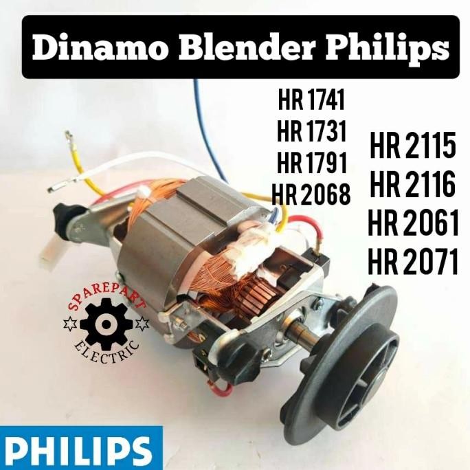 Ori - DINAMO MESIN BLENDER PHILIPS HR2115 2116 2061 2071 1741 1791 1731 2068 Termurah