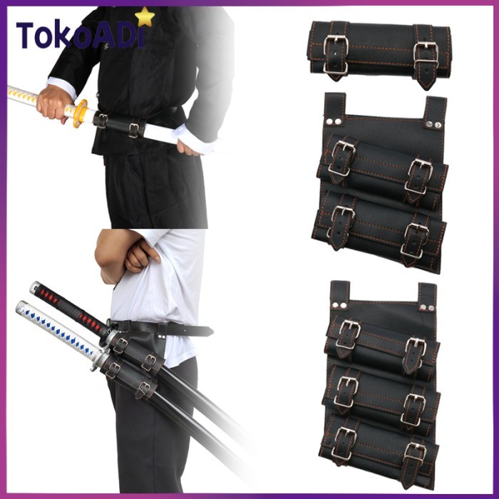 Belt Sabuk Pedang /Belt Pedang Kulit Sarung Pinggang 1/2/3 Slot