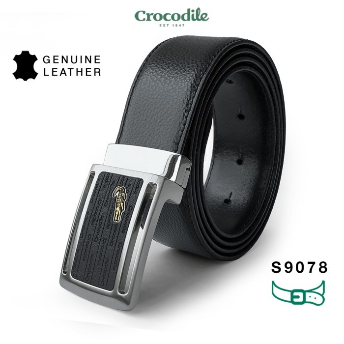 Crocodile S9078 - Ikat Pinggang Kulit Pria Leather Original