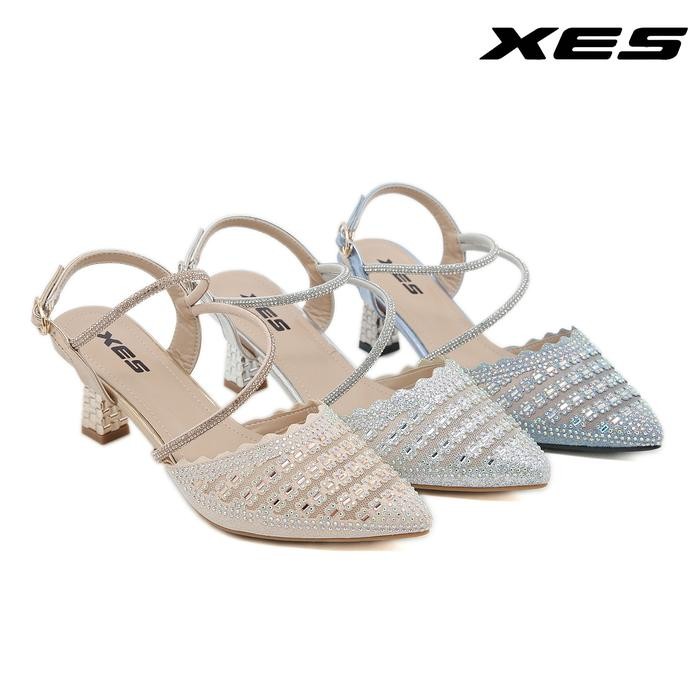 Xes Liona-546 Sepatu Heels Pesta Wanita Ankle Strap Sandal Sendal / Heels Natal
