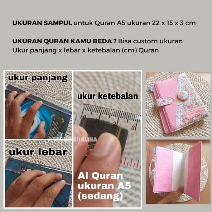

NEW PRODUK SAMPUL QURAN A5 TARUNISQURAN CUSTOM NAMA MOTIF KEREN DAN LUCU A5 SPL !!!!!