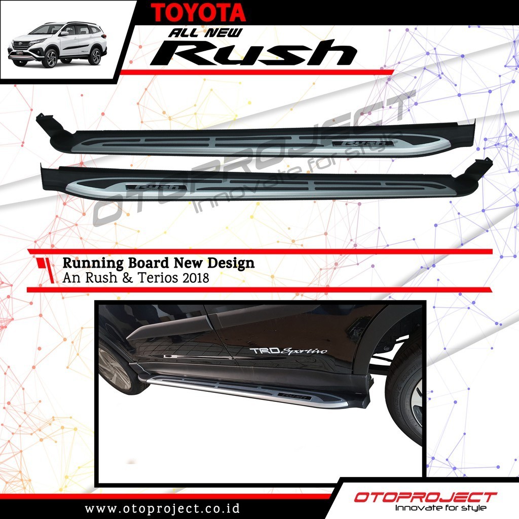 Otoproject - Running Board New Design Toyota All New Rush