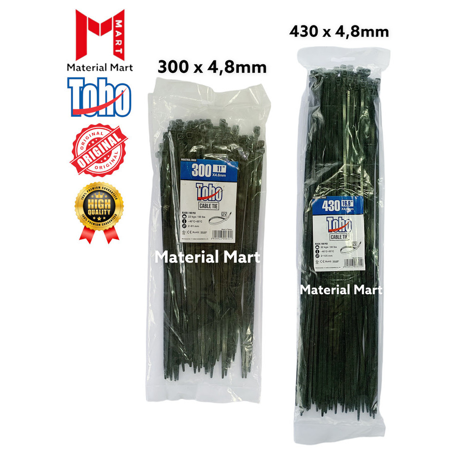 

HOT SALE! Kabel Tis Toho 30cm Tebal Cable Tie Toho 43cm Kabel Ties 300mm430mm