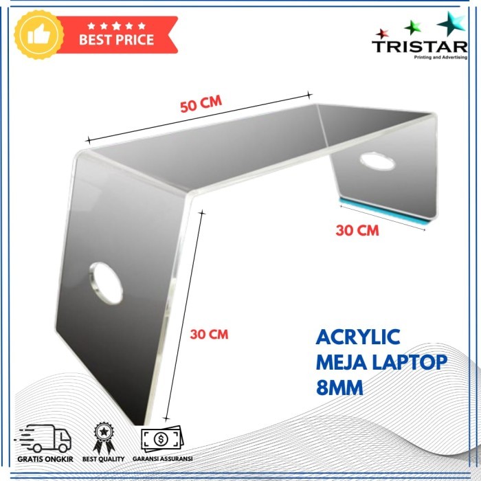 Acrylic Meja / Table Acrylic / Meja Laptop (8Mm)
