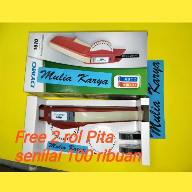 

Promo Alat Label Nama Embos Dymo 1610 ( FREE 2 PITA ) COD
