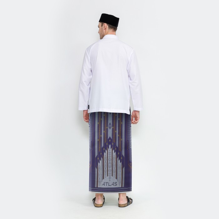 Terbaru Sarung Atlas Idaman 555 Harmoni Motif Bhs Mpm Violet Best Quality Asli 100% Original