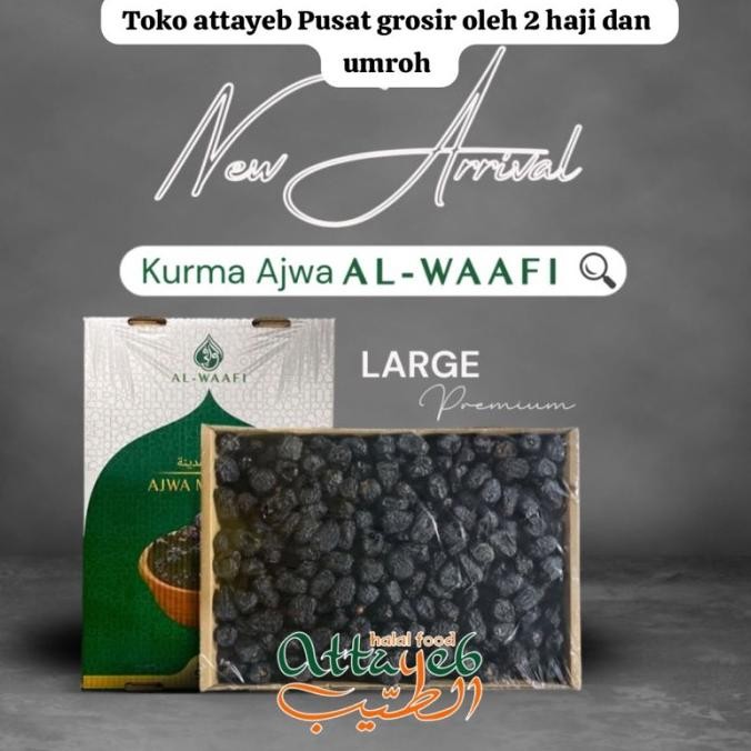 

KURMA AJWA MADINAH ORGANIC KUALITAS PREMIUM LEBIH EMPUK , FRESH 5KG