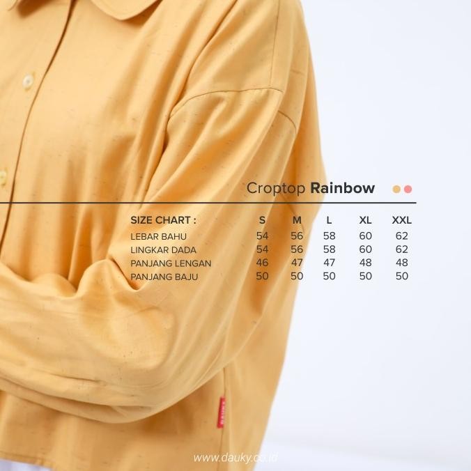 M Dress Rainbow Dauky Midi Dress Gamis 7/8 Baju Muslimah Wanita Bahan Katun Terbaru Adem Lapakcitra3