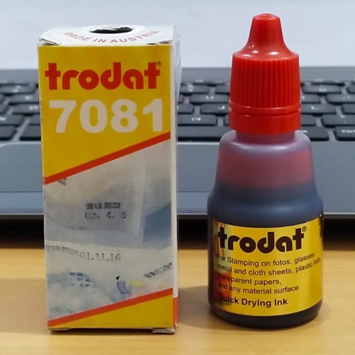 

TINTA STEMPEL TRODAT PERMANENT INK STAMP 25ML 7081