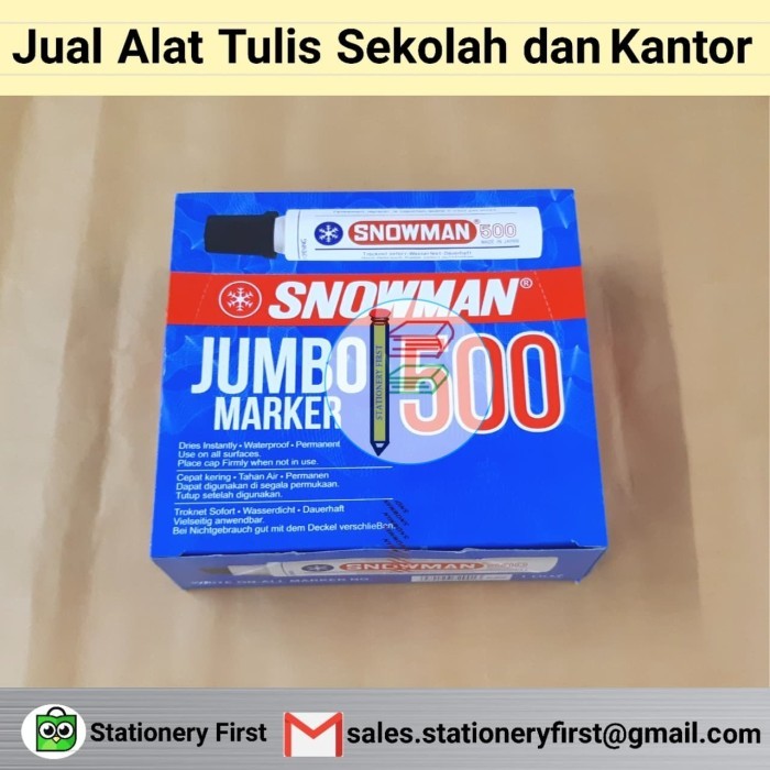 

SPIDOL PERMANEN JUMBO 500 SNOWMAN PER LUSIN