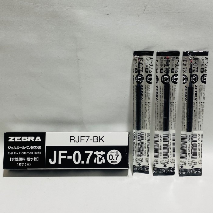 

REFILL PULPEN ZEBRA SARASA CLIP 0,7 MM HITAM / 1 BOX ISI 10 PCS