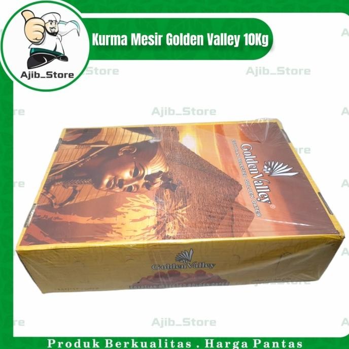 

(DUS 5 KG) KURMA GOLDEN VALLEY 5KG GROSIR MESIR VALEY 10 AJWA KHALAS