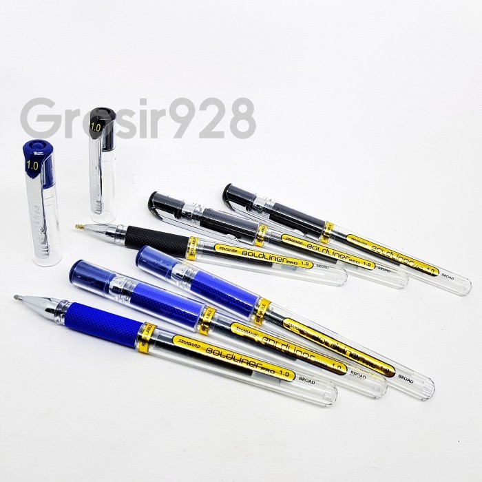 

(PER 12) PEN/ PULPEN GEL 1.0 STANDARD BOLD LINER PRO BLUE