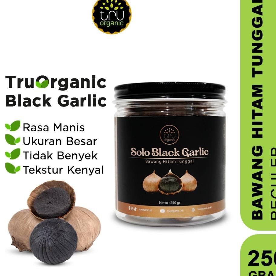 

Truorganic Bla Garlic Reguler 250Gr Bawang Hitam Tunggal Bawang Putih Tunggal Hitam