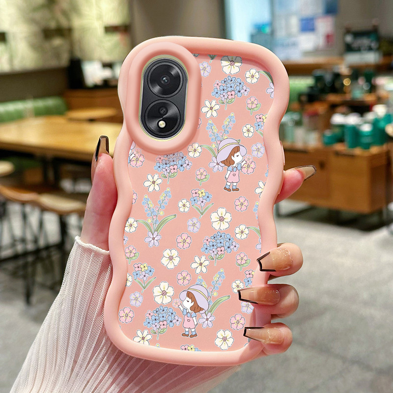 Casing Hp Untuk OPPO A18 A38 A17 A17K A16 A16s A54s A15 A15s A35 4G A55 5G A56 5G Case Casing gadis 