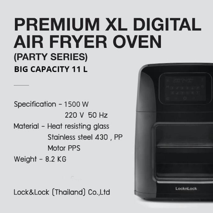 Locknlock - Air Fryer Oven Party Multi Cooker Series - Ejf692 Makobeli