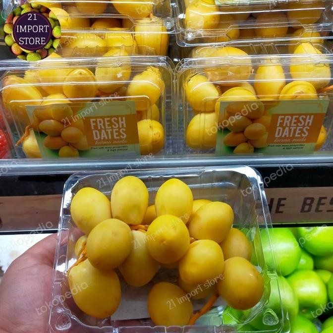 

Fresh Dates Kurma Muda 250 Gram | 1 Pack Rayansani376