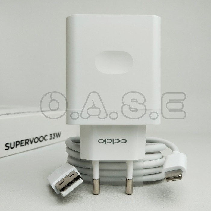 Charger Oppo A58 Usb Type C Super Vooc 33 Watt