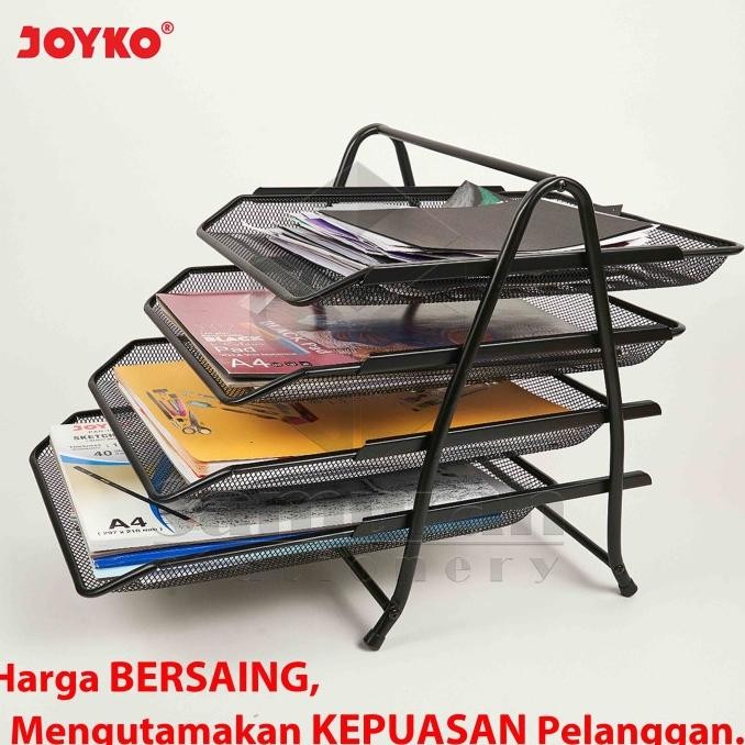 

Document Tray Besi 4 Tingkat DT 31 Joyko / Rak Dokument Kertas 4 Susun CDS