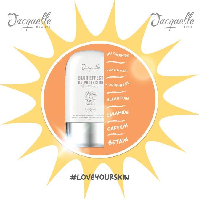 JACQUELLE BLUR EFFECT UV PROTECTOR : HYBRID SUNSCREEN SPF 50 PA++++