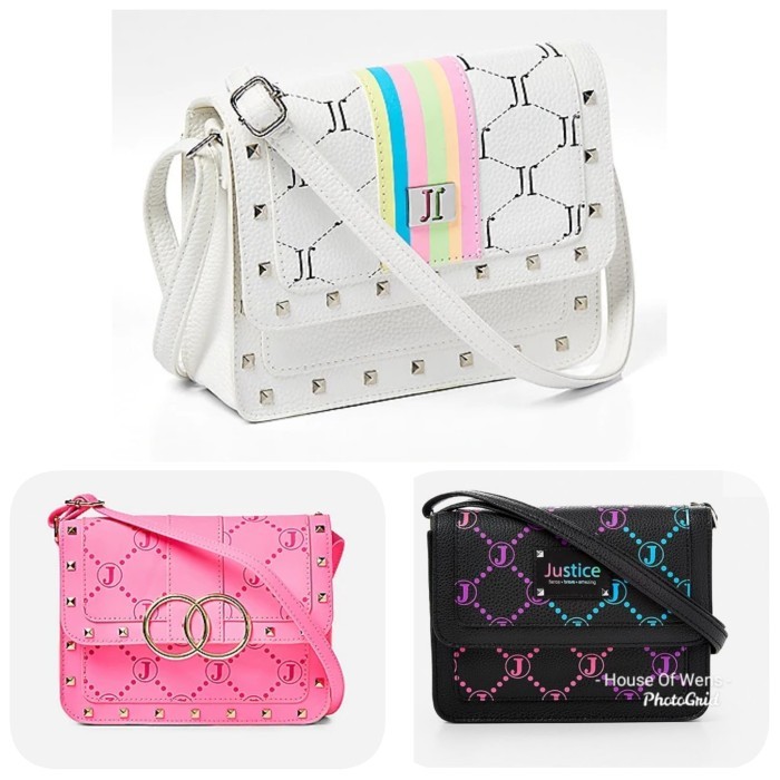 JUSTICE SIGNATURE CROSSBODY BAG - TAS SLEMPANG JUSTICE